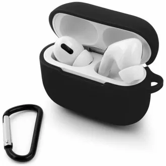 Puzdro Silky Airpods Pro, čierne FIXED