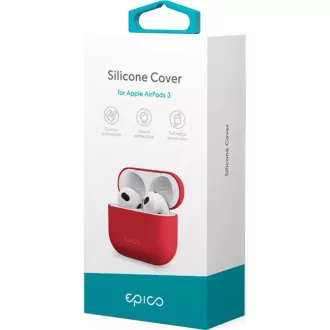 Silicone Cover Airpods 3 red EPICO