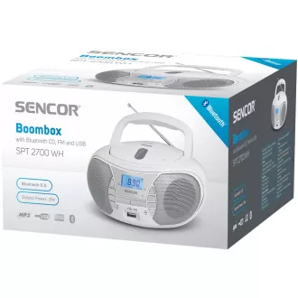 SPT 2700 WH S CD/MP3/USB/BT SENCOR