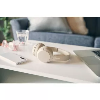 WH CH520 béžové Bluetooth slúchadlá SONY