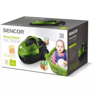 SVC 510GR-EUE2 bezvreckový vysávač SENCOR