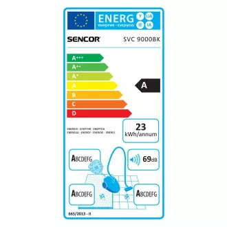 SVC 9000BK 4AAAA EcoPower vysávač SENCOR