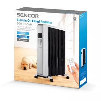 SOH 8112WH olejový radiátor SENCOR SOH 8112WH olejový radiátor SENCOR