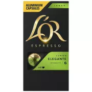 NESPRESSO LUNGO ELEGANTE KAPSULE 10ks LOR