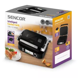 SBG 6238BK kontaktný gril SENCOR SBG 6238BK kontaktný gril SENCOR