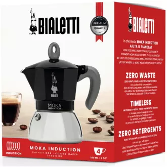 INDUKCIA ČIERNA 2P. MOKA KANVIČKA BIALETTI
