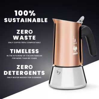 VENUS 6 PORCIA COPPER KANVIČKA BIALETTI