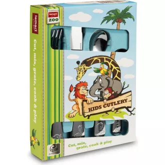 LT5005 DETSKÉ PRÍBORY SET 4KS ZOO LAMART LT5005 DETSKÉ PRÍBORY SET 4KS ZOO LAMART