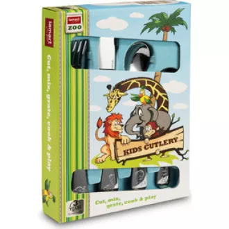 LT5005 DETSKÉ PRÍBORY SET 4KS ZOO LAMART LT5005 DETSKÉ PRÍBORY SET 4KS ZOO LAMART