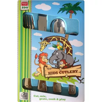 LT5005 DETSKÉ PRÍBORY SET 4KS ZOO LAMART LT5005 DETSKÉ PRÍBORY SET 4KS ZOO LAMART