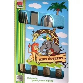 LT5005 DETSKÉ PRÍBORY SET 4KS ZOO LAMART LT5005 DETSKÉ PRÍBORY SET 4KS ZOO LAMART