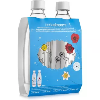 Fľaša FUSE 2 x 1l Kvety v zime SODA