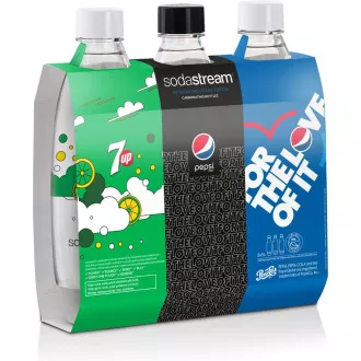 Fľaša FUSE 3 x 1l PEPSI SODASTREAM Fľaša FUSE 3 x 1l PEPSI SODASTREAM