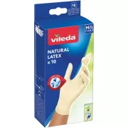 NATURAL LATEX RUKAVICA M/L 10KS VILEDA