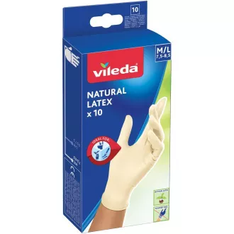 NATURAL LATEX RUKAVICA M/L 10KS VILEDA
