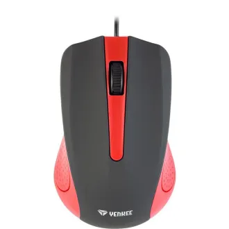 YMS 1015RD Myš USB Suva červená YENKEE
