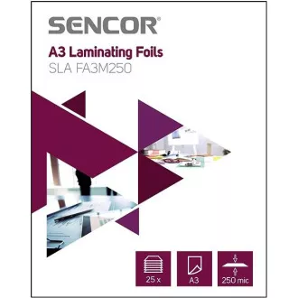SLA FA3M250 Fólia A3 250mic 25ks SENCOR