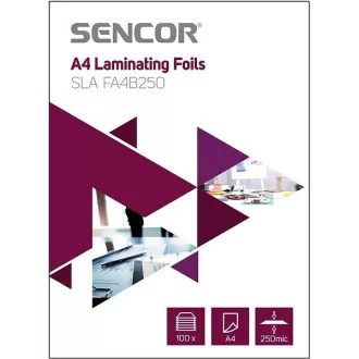 SLA FA4B250 Fólia A4 250mic 100ks SENCOR SLA FA4B250 Fólia A4 250mic 100ks SENCOR