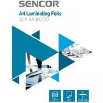 SLA FA4B200 Fólia A4 200mic 100ks SENCOR