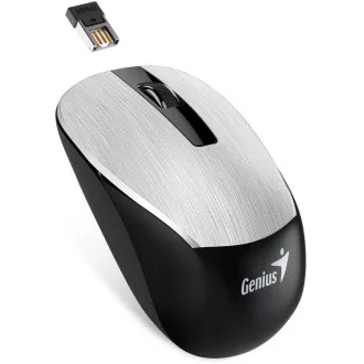 NX-7015 strieborná bezdrôtová myš GENIUS