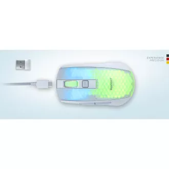 Burst Pro Air herná myš, biela ROCCAT