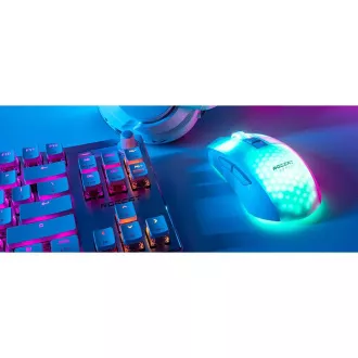 Burst Pro Air herná myš, biela ROCCAT