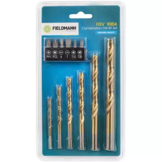 FDV 9004 Sada 12ks vrtáky, bity FIELDMANN FDV 9004 Sada 12ks vrtáky, bity FIELDMANN