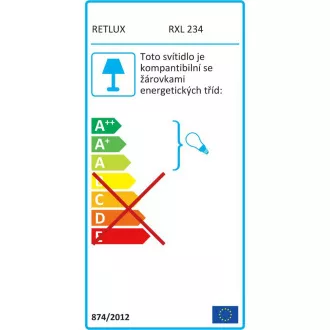 RXL 234 svietnik 7LED WW TM RETLUX