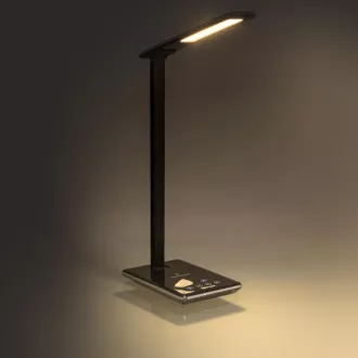 RTL 198 stm.LED lampa čierna Qi 5W RETLUX