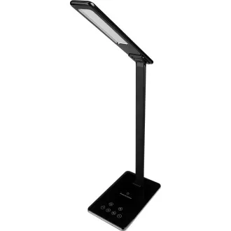 RTL 198 stm.LED lampa čierna Qi 5W RETLUX