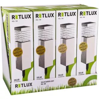 RGL 108 záhradné svietidlo solárne WW RETLUX