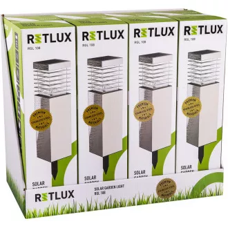 RGL 108 záhradné svietidlo solárne WW RETLUX
