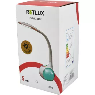 RTL 202 stm.LED lamp.biela RGB 5W RETLUX