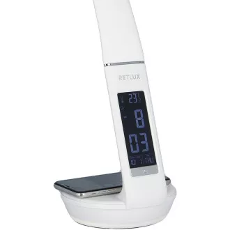 RTL 203 stm.LED lamp.biela Qi 6W RETLUX