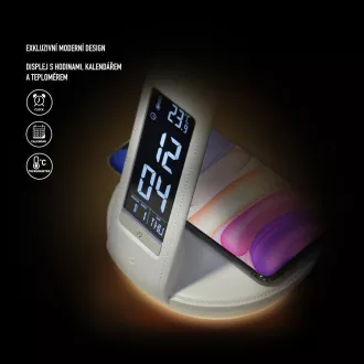 RTL 204 stm.LED lamp.čierna Qi 6W RETLUX RTL 204 stm.LED lamp.čierna Qi 6W RETLUX