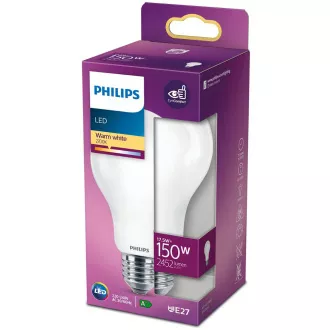 LED Clá 150W A67 E27 2700K sklo PHILIPS