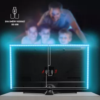 RLS 102 USB LED pásik 30LED RGB RETLUX