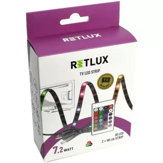 RLS 102 USB LED pásik 30LED RGB RETLUX