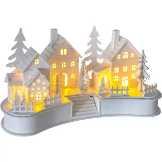 RXL 407 Dedinka biela drevo 6 LED RETLUX