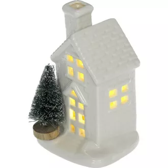 RXL 391 Porcelán domček LED 11,5cm RETLUX