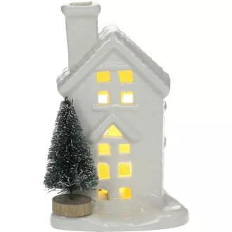 RXL 391 Porcelán domček LED 11,5cm RETLUX