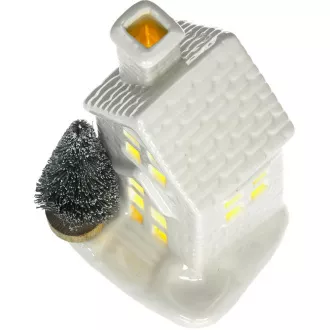 RXL 391 Porcelán domček LED 11,5cm RETLUX