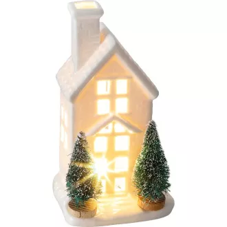 RXL 392 Porcelán domček LED 15 cm RETLUX RXL 392 Porcelán domček LED 15 cm RETLUX