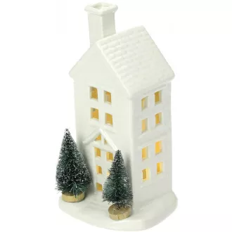 RXL 393 Porcelán domček LED 19cm RETLUX