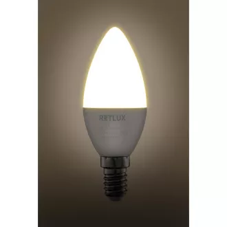 RLL 429 C37 E14 sviečka 8W WW RETLUX RLL 429 C37 E14 sviečka 8W WW RETLUX