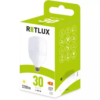 RLL 445 E27 bulb 30W WW RETLUX