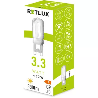 RLL 460 G9 3,3 W LED WW RETLUX RLL 460 G9 3,3 W LED WW RETLUX