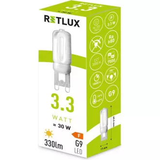 RLL 460 G9 3,3 W LED WW RETLUX RLL 460 G9 3,3 W LED WW RETLUX