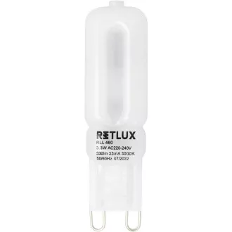 RLL 460 G9 3,3 W LED WW RETLUX RLL 460 G9 3,3 W LED WW RETLUX