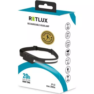 RPL 700 NABÍJACIA ČELOVKA 1W+3W RETLUX